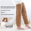 Women Thigh High Long Socks Stockings Fluffy Over the Knee Fleece Slipper Socks