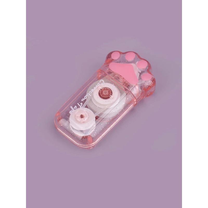 1piece School Supplies Cat's Paw Correction Tape Compact and Portable Correcting The Wrong Stationery