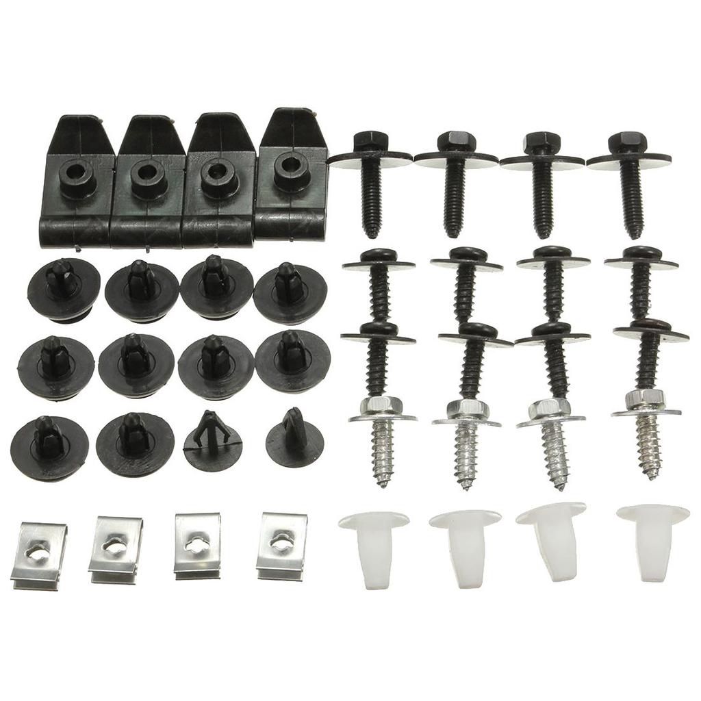 Engine Fixings Under Tray Guard 40 Pieces ENET Screws