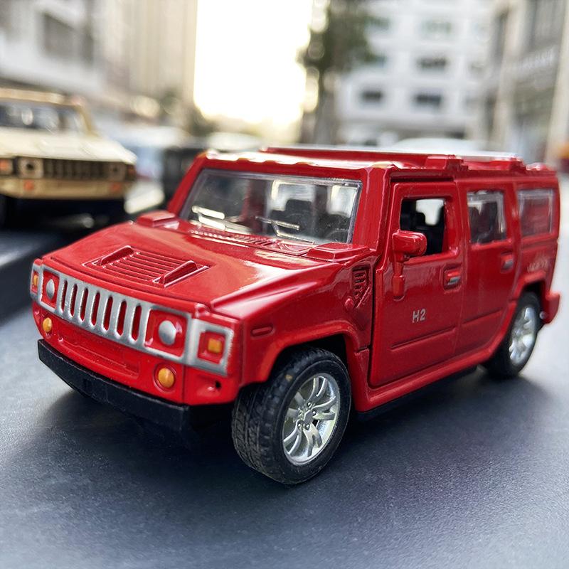 Children'S Mini Alloy Car Model Toy, Simulated Car Door Can Be Opened And Pulled Back Off-Road Vehicle Ornament