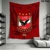 Al Ahly Wall Tapestry Aesthetic Wall Hanging Printed Fabric Blanket Decorative Tapestries for Bedroom Living Room Home Decor