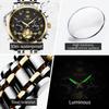OLEVS Brand Watch Waterproof Quartz Watch Night Light Non Mechanical Men's Watch Men's 2859