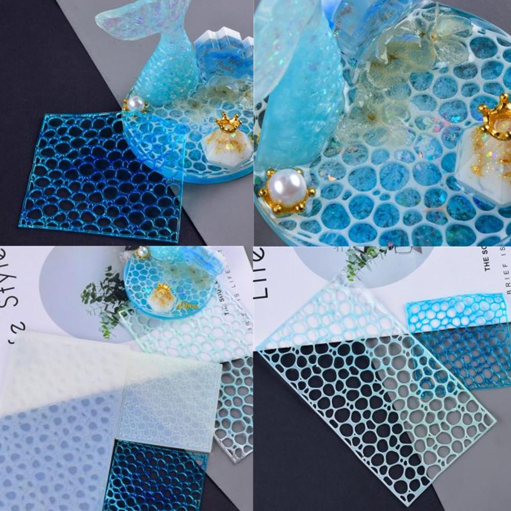 Crystal Water Wave Epoxy Resin Molds Ocean Wind Decor Resin Epoxy Molds Water Wave Casting Mold Silicone For DIY Jewelry Making