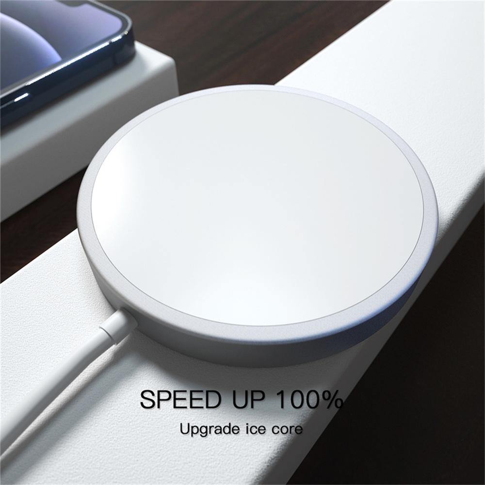 15W White Magnetic Wireless Fast Charge For iPhone 12 12 Pro 12 Pro Max 12 Mini
