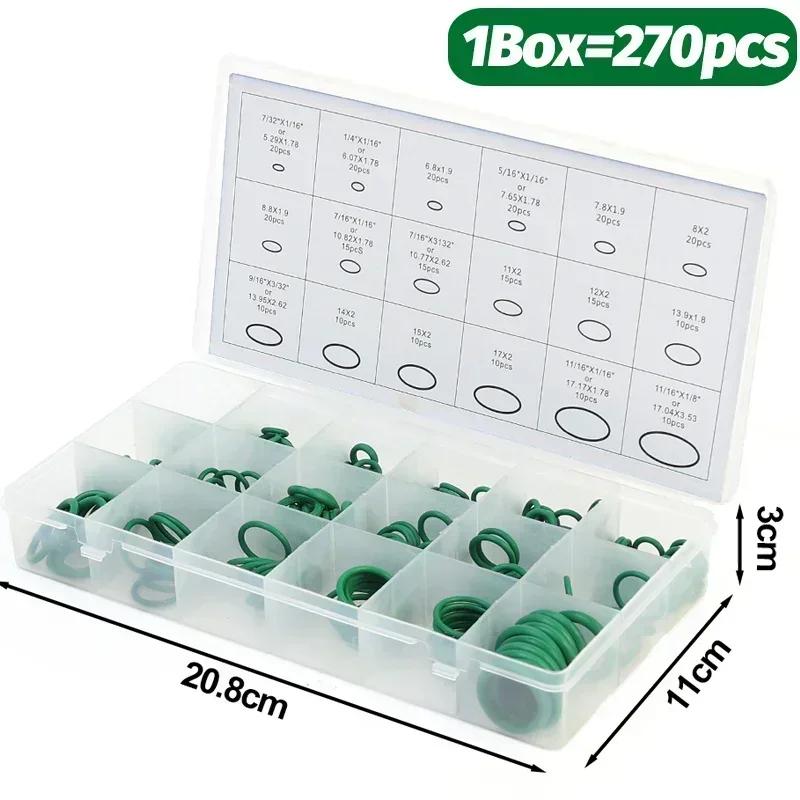 Elástico O-ring Juntas de borracha Anéis de vedação universais para ar condicionado Pressão de torneira Reparo de encanamento Kits de arruela sortidos