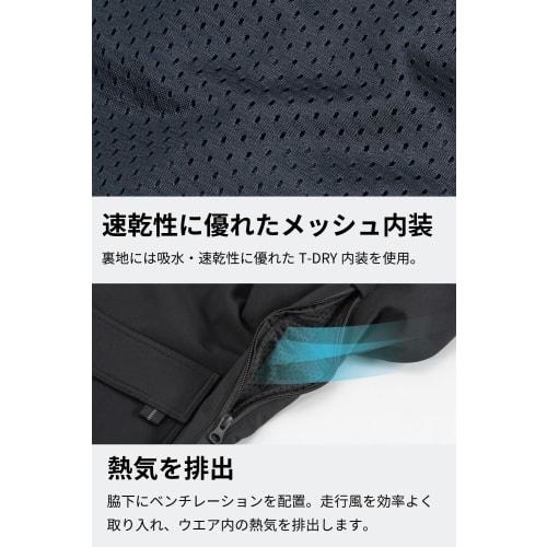 RS TAICHI Bike Wear Riding Jacket Autumn/Winter Windproof Cold Protection Built-in CE Protector Stretch Soft Shell Hoodie RSJ732 BLACK/WHITE L