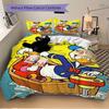 3pcs Donald Duck & Scrooge McDuck Adventure Quilt Set Soft and Comfortable Bedroom, Guest Room and Dorm Decor Bedding Set S030