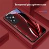 New Soft Brown Red For Oppo A79 5G 58 78 74 60 4G Reno 11F Realme GT 6 11 Note 50 10 C55 X2 Tempered Glass Black Phone Case