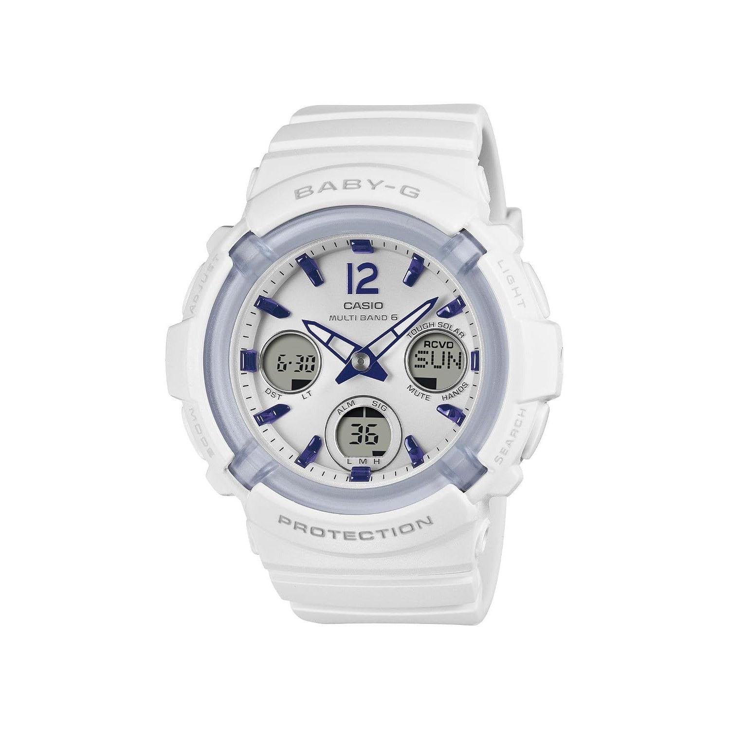 Casio Wristwatch Baby-G Domestic Genuine Product Radio Solar BGA-2800-7A3JF Ladies White