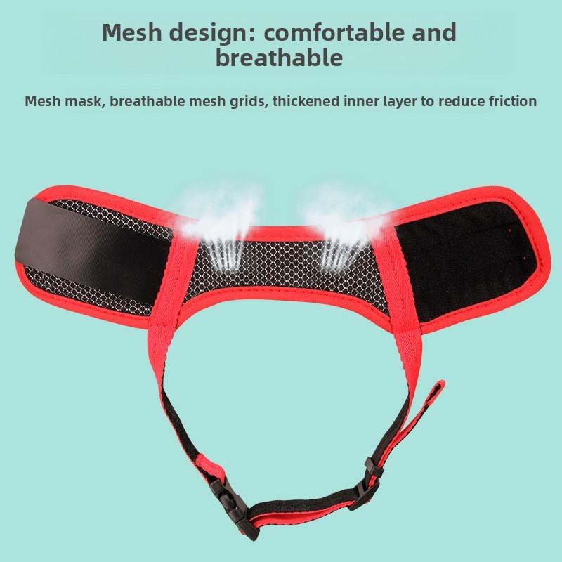 Muzzle Prevent Dog Biting Barking Chewing Adjustable Breathable Pet Supplies