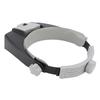 2 LED Head Mounted Magnifier Adjustable Magnifying Glass with Light for Hobbies Crafts Watch Repairs