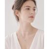 Hot Selling Cross‑border S925 Sterling Silver Princess Cut Moissanite Pendant Necklace for Women, Clavicle Chain, Valentine's Da