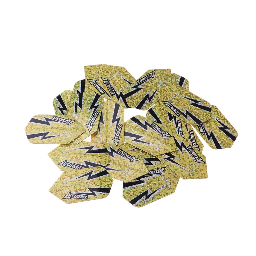 Bundle of 20 Standard Dart s Professional Durable PET Dart Tail Wing - Fits for Steel/Soft Tip Darts