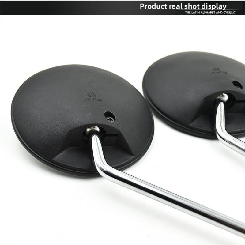 Motorcycle Left & Right Rearview Mirror, Durable 8mm Mount Mirror Fit for CG125 ZJ125 Jialing JH70 70cc 125cc.