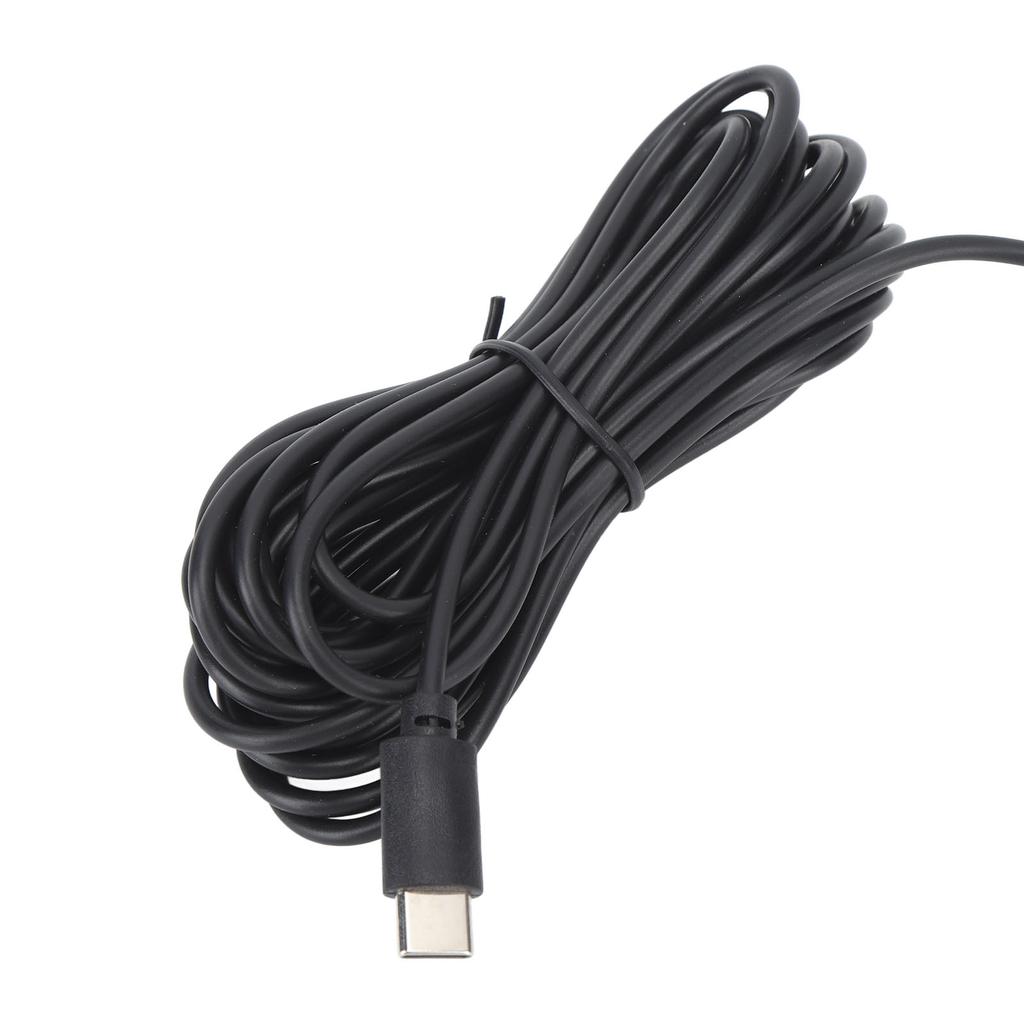 10W 5V Solar Panel for Wireless Outdoor Security Camera IP65 Waterproof Monocrystalline Silicon Solar Charger Type C Black