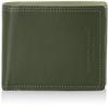 VITA Italian Chrome-Free Leather Cowhide Bifold Coin Purse with Box, Green, 490-50900