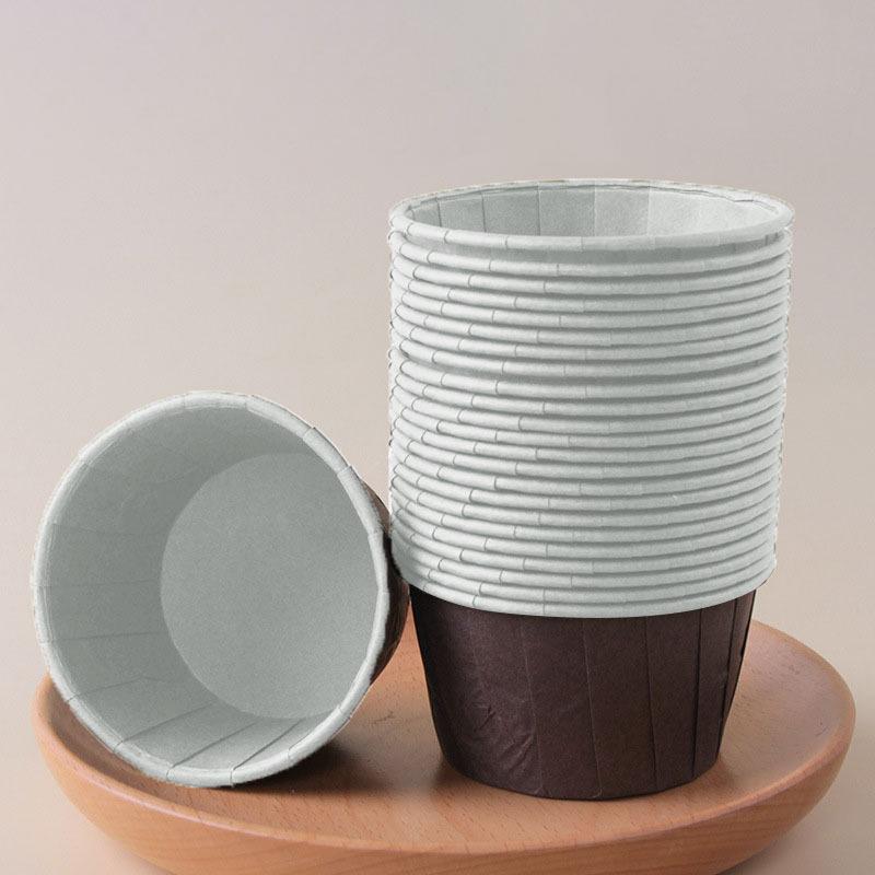 50pcs Muffin Cupcake Wrappers Crimping Muffin Cases Heat Resistant Baking Paper Cups Mold Supplies Pink Green Cake Liner Cup
