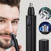 Digital Display Nose Hair Scissor Fast Charging Eyebrows Razor Safe Electric Nose Hair Trimmer  Man