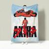 Anime A-Akira Throw Lightweight 240g Flannel Blanket Soft Skin-friendly for Summer Cooling