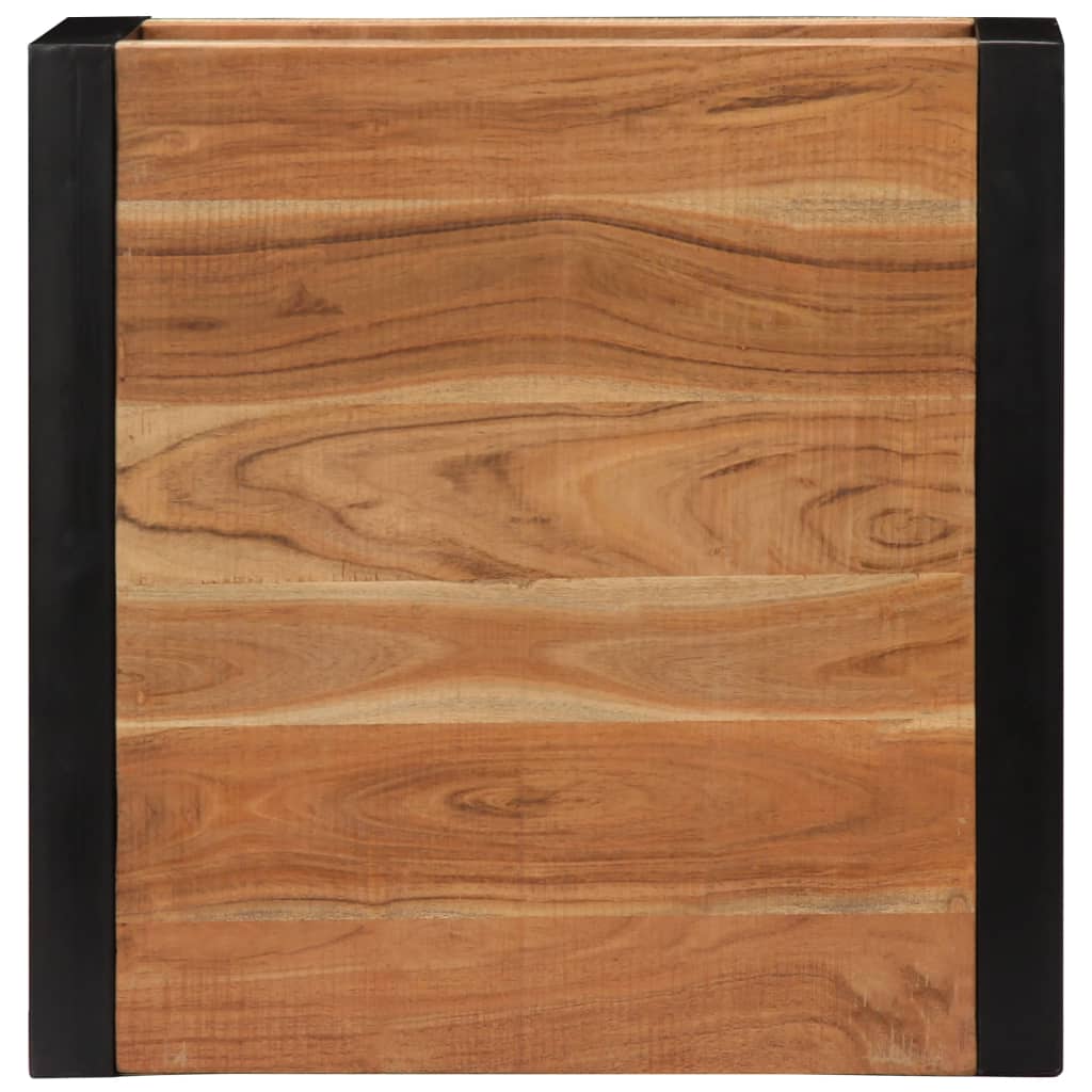 Coffee Table 60 X 60 X 40 Cm Solid Acacia Wood