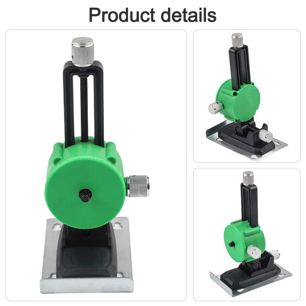 Wall Mounted Bracket Holder For Levels With 1/4 Inch Screw Size And 360 Degree Rotation For Precise Positioning