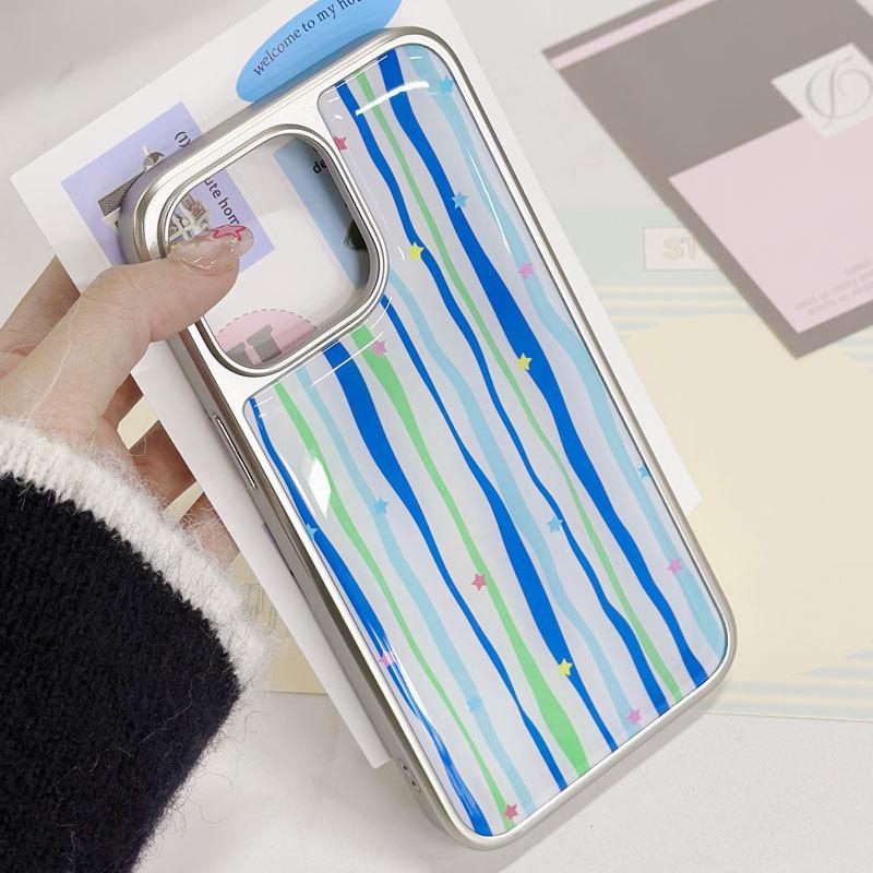 Zhitai Electroplated Silver Drip-Edge Case for iPhone 16 Pro, 15, 14, 13 Pro Max, Huawei P70