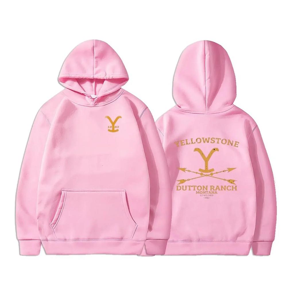Yellowstone Hoodies Unisex Dutton Ranch Hoodie Beth Dutton Sweatshirt Yellowstone TV-Show inspiriert Rip Wheeler Kapuzenpullover