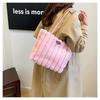 Women's Large Capacity Furry Tote Bag - Versatile Cross-Border Commuter Handbag