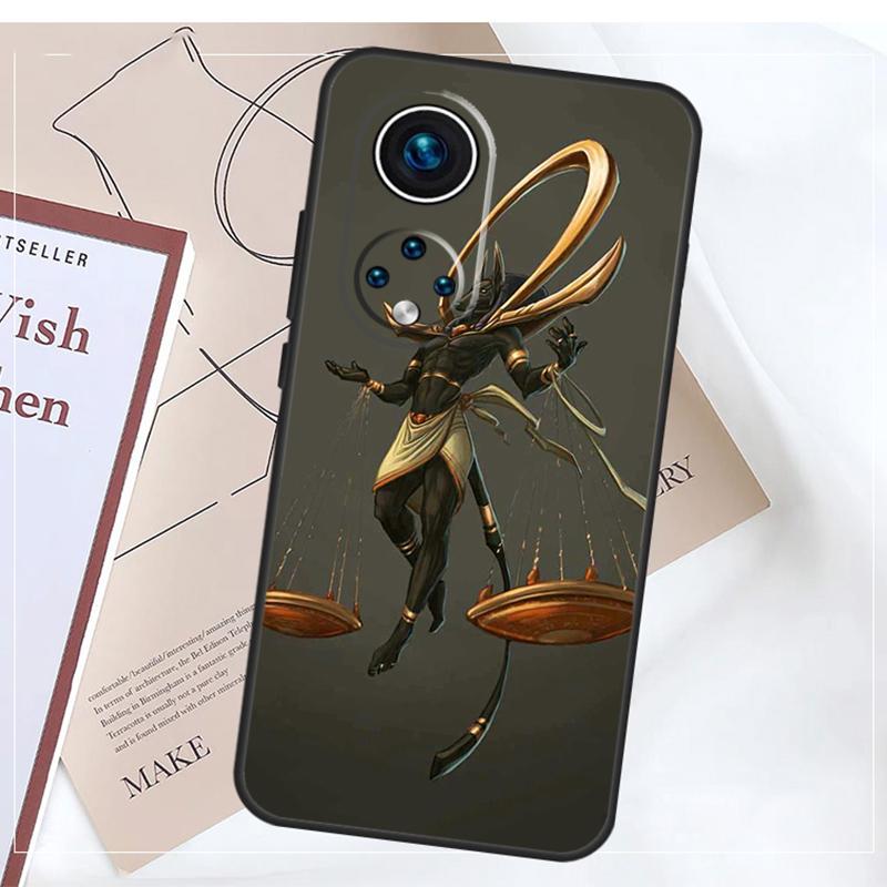Egypt Nefertiti Anubis Ankh Case For Honor Magic 7 5 6 Lite V5 50 70 90 200 400 Pro X8a X8b X8c X9a X9b X9c X9d Cover