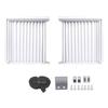 Window Air Conditioner Side Panel Accessories ABS Baffle Heat Insulation Dustproof Foldable Air Conditioner Filler Kit