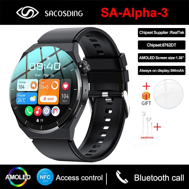 Gt3 Pro Smart Watch Men Amoled 390*390 Hd Screen Heart Rate Bluetooth Call Ip68 Waterproof Smartwatch For Huawei Xiaomi