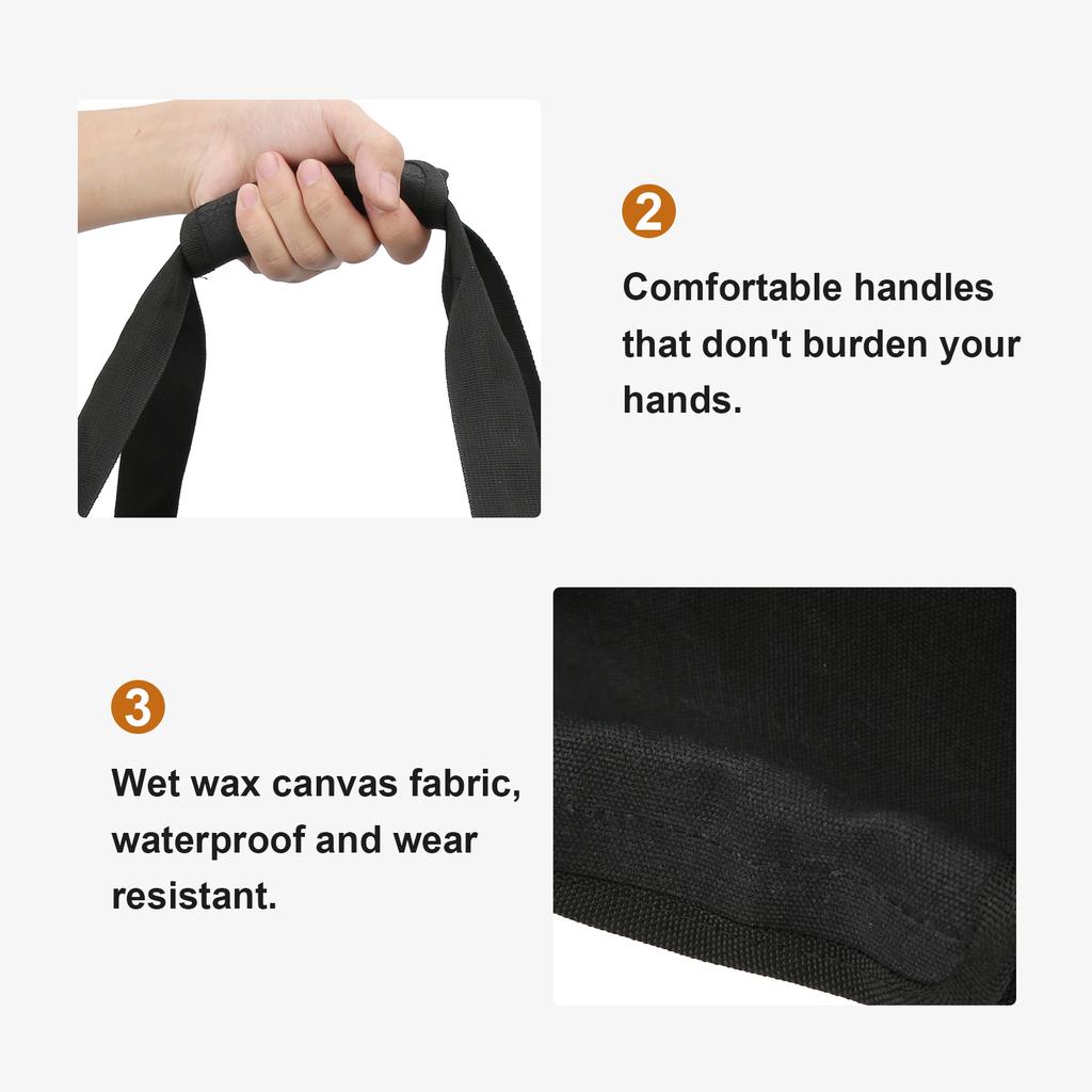 Dutch Pot Storage Bag Portable Waterproof Wr Resistant Cast Iron Pot Storage Bag for Outdoor Camping