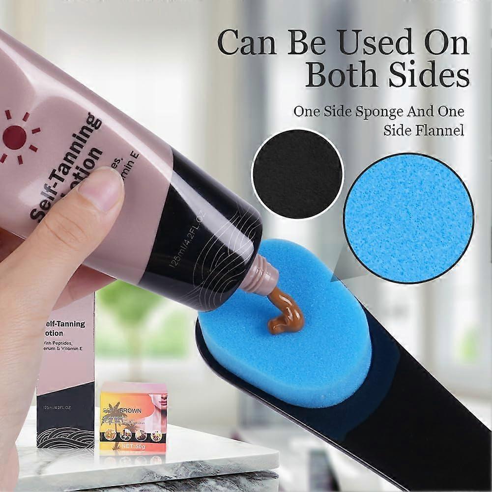 self tanning back applicator, reusable applicator tool, back lotion applicator, self tanning back applicator to be used with tanning cream, back self