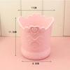 Cute Bow Pen Holder Candy Color Kawaii Pink Pencil Stationery Organizer Box Stand Container Home Makeup Brush Storage Bucket