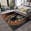 3D Gothic Schlange Schlangen Python Viper Teppich Teppich für Zuhause Wohnzimmer Schlafzimmer Sofa Fußmatte Dekor, Kinder Teppich Rutschfeste Bodenmatte