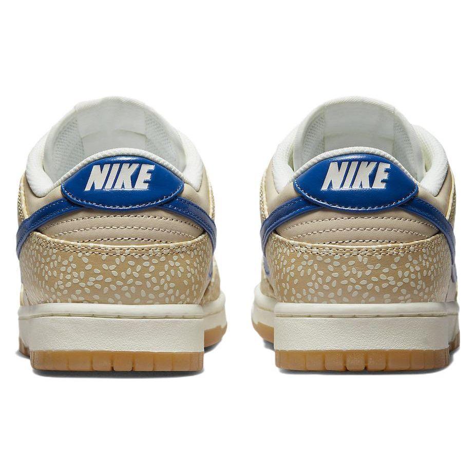 Nike Dunk Low Premium Montreal Bagel Sesame Unisex Sneakers Tan Blue-Jay Sail DZ4853-200