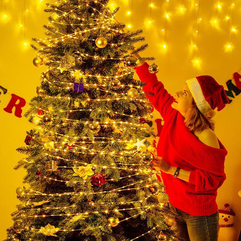 5/10M Christmas Fairy String Lights, Christmas Decorations Christmas Tree Ornaments for Home 2026 Navidad Natal New Year 2026