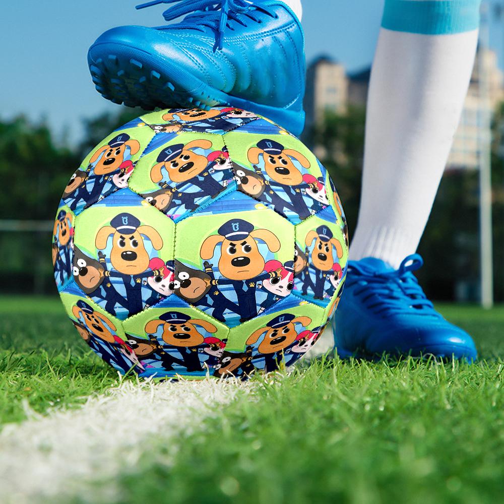 Sheriff Labrador Theme Size 5 Soccer Ball, Suitable for Both Indoor and Outdoor Matches, a Gift Suitable for Everyone.