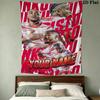 Rb Leipzig Wall Hanging Printed Fabric Blanket Decorative Tapestries for Bedroom Living Room Home Decor