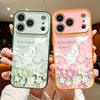 Oil Painting Flowers Pattern Case For iPhone 17 Pro Max Funda iPhone 16 15 14 13 Pro Max Magnetic For Magsafe Hybrid Slim Matte Cover