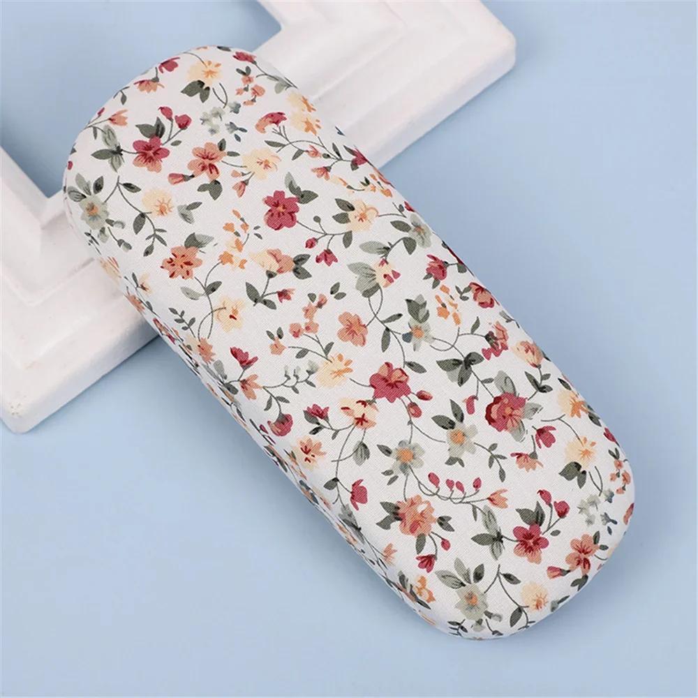 EOENKK Retro Floral Sunglasses CasePrinted Cloth Reading Glasse Box Hard Eyewear Protector Women Optical Glasses Storage Case