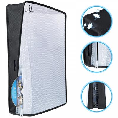 Benazcap PS5 Dust Cover Transparent Breathable Dustproof Anti-Scratch Easy To Install and Remove Applicable To: DualSense5 Console Digital Version and