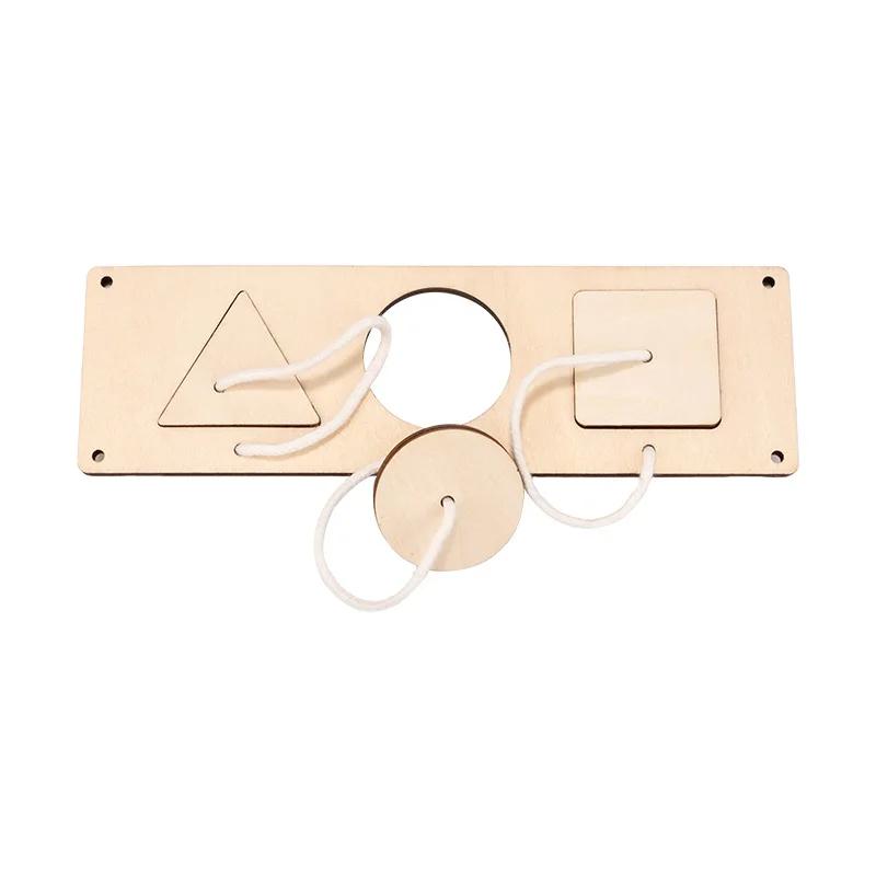 DIY Busy Board Montessori Educational Toys Animal Slide Zipper Numeric Letter Cloud Wood Chip Graphic Pairing Wooden Parts Gifts