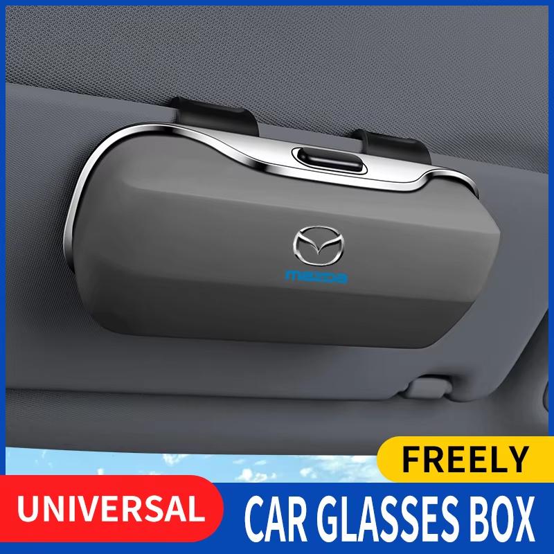 Exclusive for Mazda 3 6 CX5 Cx8 CX9 CX30 CX50 CX70 CX90 RX7 RX9 MX5 MX30 Sunglasses Holder Sun Visor Clip On ABS Eyeglass Case