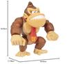 Nintendo Super Mario 6" / 15cm Tall Donkey Kong Action Figure with Pose Function, Perfect for Play and Display for Kids and Collectors Ages 3 and Up.