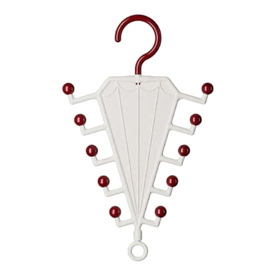 V Shaped Double-Sided Closet Organizer with 360° Rotating Space Saving
