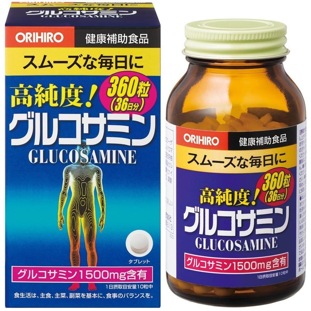 Orihiro Glucosamine Tablets, 360 tablets (36-day supply), 2-pack