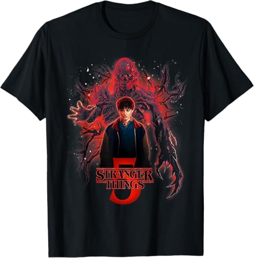 Stranger Things Will Versus Vecna Officially Licensed T-Shirt 100