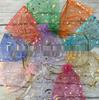 Star & Moon Drawstring Gauze Gift Bag: 7x9 & 9x12 Sizes for Jewelry, Wedding Favors, Candy
