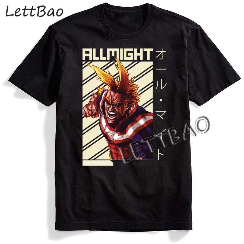 Vintage T Shirts O Neck Short Sleeve T Shirt Tees My Hero Academia